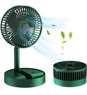 SQUL Powerful Rechargeable Table Fan with Height and 3 speed Adjustable Folding Telescopic Table Fan | Table Fans, Table Fan for Office Desk - Squl Tech