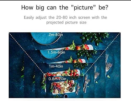 SQUL Mini Projector for Home 4K 1080P Home Theater Outdoor Movie Video Mini Projector with USB Interfaces and Remote Control - Squl Tech