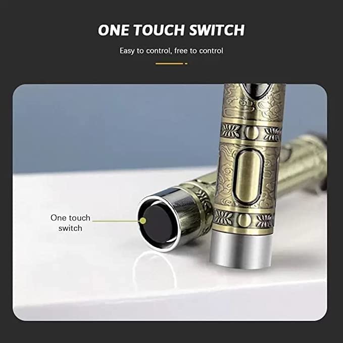 DREHOTRY Golden Buddha Style Trimmer For Men Professional Hair Clipper, Adjustable Blade Clipper, Retro Oil Head Close Cut Precise hair Trimming MachineSqul Tech