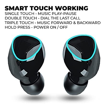 SQUL M10 Earbuds Bluetooth 5.1 Canceling in Ear Earbuds LED Display & Power Bank Bluetooth Headset. - Squl Tech 