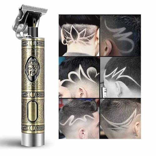 DREHOTRY Golden Buddha Style Trimmer For Men Professional Hair Clipper, Adjustable Blade Clipper, Retro Oil Head Close Cut Precise hair Trimming MachineSqul Tech