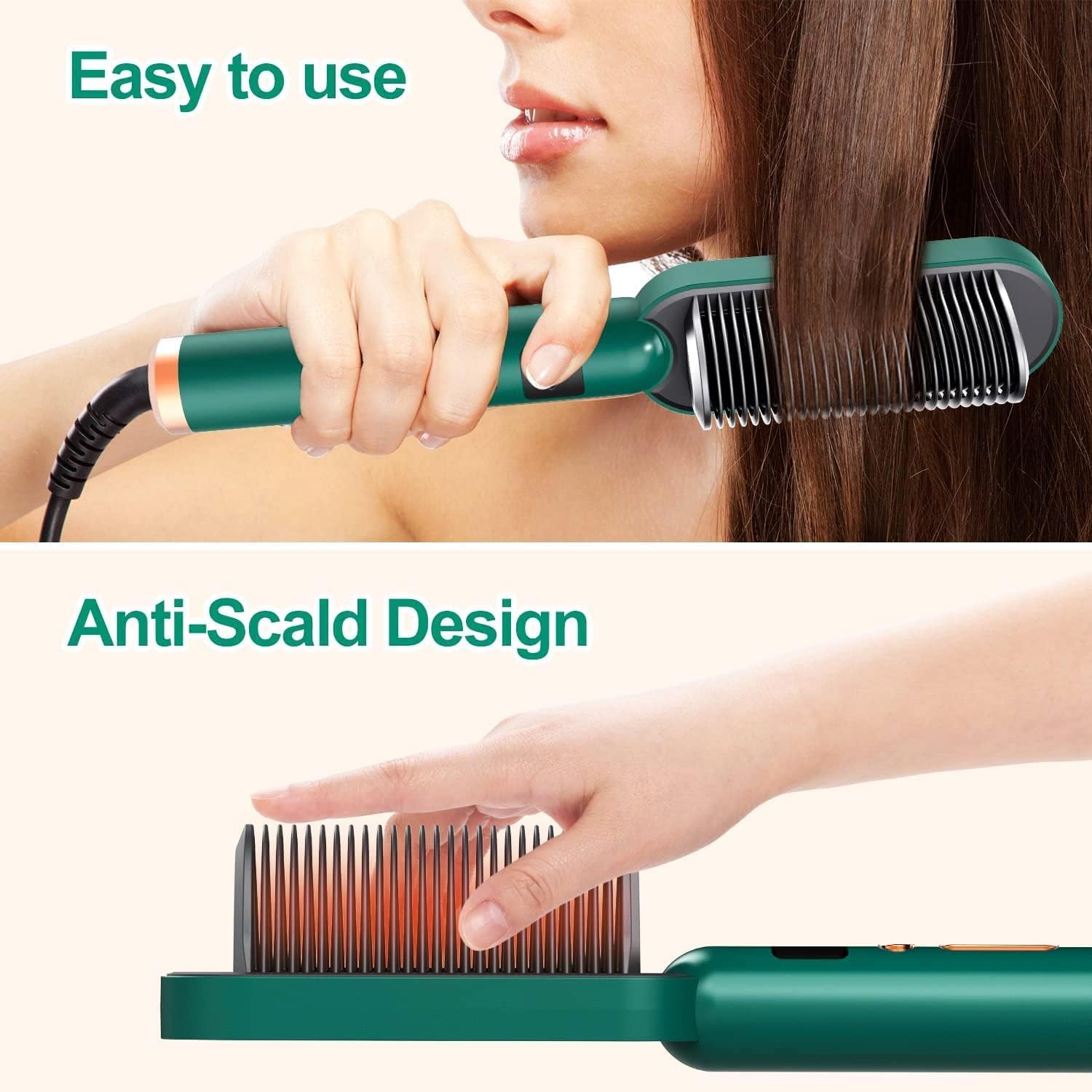 SQUL Hair Straightner Comb