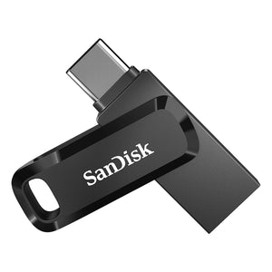 SanDisk Ultra Dual Drive Go usb3.0 Type C Pendrive for Mobile (Black, 64 GB, 5Y - SDDDC3-064G-I35) - Squl Tech 