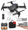 SQUL E88 Foldable 4K Mini Drone With WIFI Wide Angle HD Dual Camera - SQUL